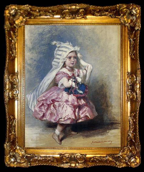 framed  Franz Xaver Winterhalter Princess Beatrice, ta009-2